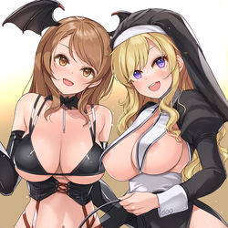 This is a pixiv picture whose title is 【267】「どっちにしちゃう？」.