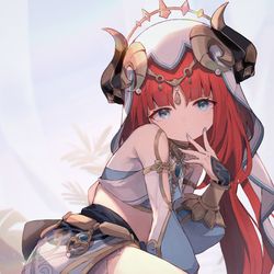 This is a pixiv picture whose title is 【Nilou】.