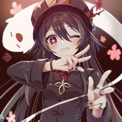 This is a pixiv picture whose title is 胡桃誕生日2022.