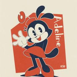 This is a pixiv picture whose title is Adeline.