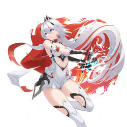 This is a pixiv picture whose title is 永远燃烧的薪炎.