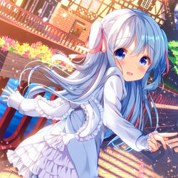 This is a pixiv picture whose title is 可愛い服見てほしいチノちゃん.