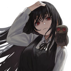 This is a pixiv picture whose title is 三鷹.