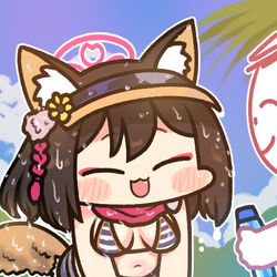 This is a pixiv picture whose title is 水着イズナ.