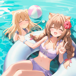 This is a pixiv picture whose title is summer is here !!.