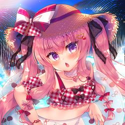 This is a pixiv picture whose title is ツンデレ！夏！水着！.