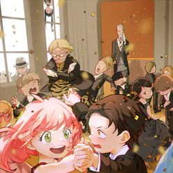 This is a pixiv picture whose title is HAVE A DANCE.