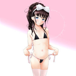 This is a pixiv picture whose title is ビキニちゃん17（＆バレエレオタード）.