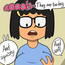 This is a pixiv picture whose title is Tina's Boobs.