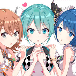 This is a pixiv picture whose title is キュン♡.