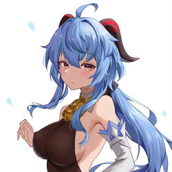 This is a pixiv picture whose title is 甘雨.