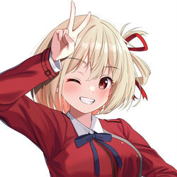 This is a pixiv picture whose title is 錦木千束.