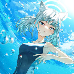 This is a pixiv picture whose title is 砂狼シロコ.
