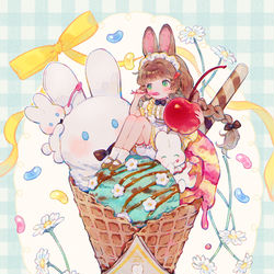 This is a pixiv picture whose title is 🍨.