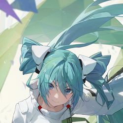This is a pixiv picture whose title is 91日目,レーシングミク2022.
