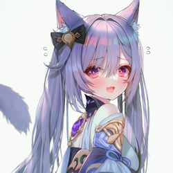 This is a pixiv picture whose title is 刻晴.