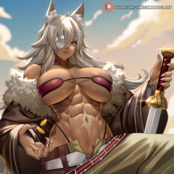This is a pixiv picture whose title is ギレーヌ・デドルディア / Ghislaine Dedoldia.
