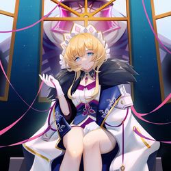 This is a pixiv picture whose title is sandrone.