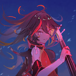 This is a pixiv picture whose title is 为反抗高歌.
