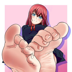 This is a pixiv picture whose title is ちせの足裏.
