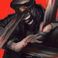 This is a pixiv picture whose title is サムライソード.