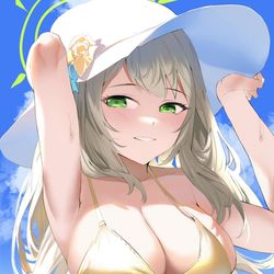 This is a pixiv picture whose title is 水着 ノノミ.