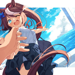 This is a pixiv picture whose title is 夏の普通JCテイオー！.