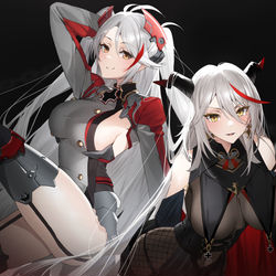 This is a pixiv picture whose title is 鉄血.