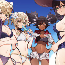 This is a pixiv picture whose title is Genshin Impact - Summer 2.8.