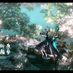 This is a pixiv picture whose title is 祈愿稚梦.