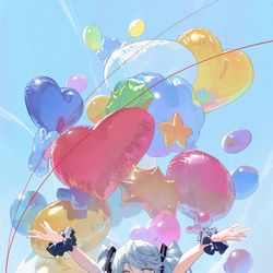 This is a pixiv picture whose title is 92日目,Tell Your World.