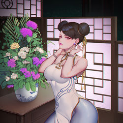 This is a pixiv picture whose title is Chun-Li.
