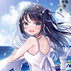 This is a pixiv picture whose title is 「きれいだねっ」.