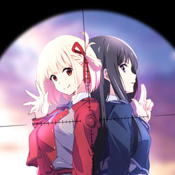 This is a pixiv picture whose title is リコリス・リコイル_01.