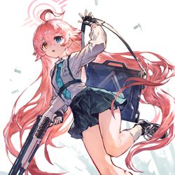 This is a pixiv picture whose title is 小鳥遊ホシノ.