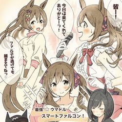 This is a pixiv picture whose title is 目指すはトップウマドル！.