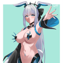 This is a pixiv picture whose title is モルガン逆バニー.