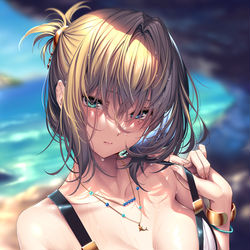 This is a pixiv picture whose title is この辺りは誰もいないですね･･･｡.