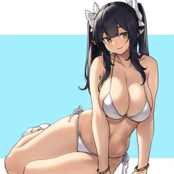 This is a pixiv picture whose title is 水着.