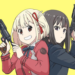 This is a pixiv picture whose title is 大きめGUNズ.