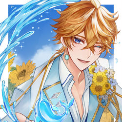 This is a pixiv picture whose title is タルタリヤお誕生日おめでとう！.