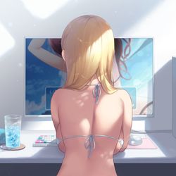 This is a pixiv picture whose title is サマー.