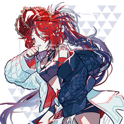 This is a pixiv picture whose title is 【skeb】かかってこいや２.