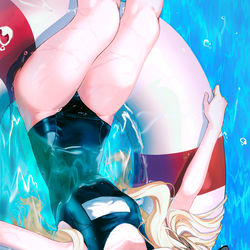 This is a pixiv picture whose title is 水着2.