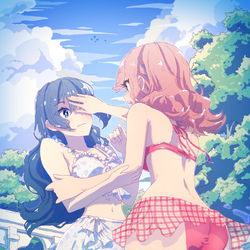 This is a pixiv picture whose title is 見てもいいけど見ないで.