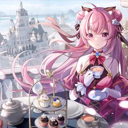 This is a pixiv picture whose title is 更新~喵咕.
