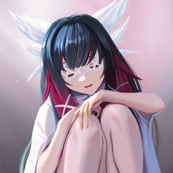 This is a pixiv picture whose title is 少女 Damselette.