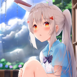 This is a pixiv picture whose title is お天気雨.