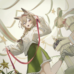 This is a pixiv picture whose title is ビーンストーク.