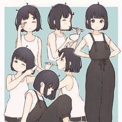 This is a pixiv picture whose title is 朝.